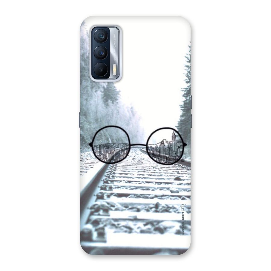 Tracks And Specs Back Case for Realme X7