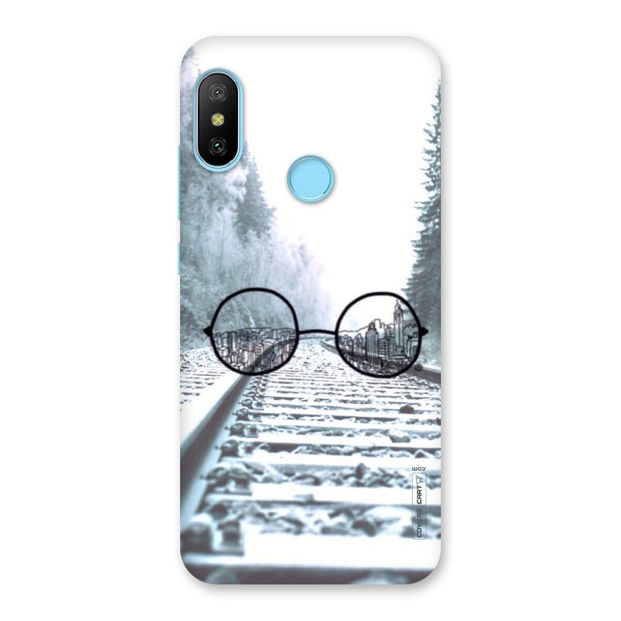 Tracks And Specs Back Case for Redmi 6 Pro
