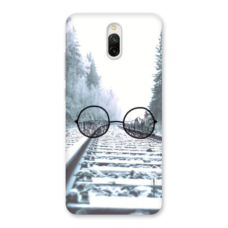 Tracks And Specs Back Case for Redmi 8A Dual