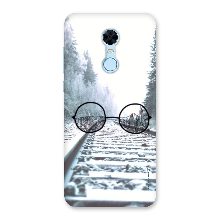 Tracks And Specs Back Case for Redmi Note 5