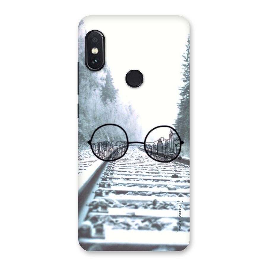Tracks And Specs Back Case for Redmi Note 5 Pro