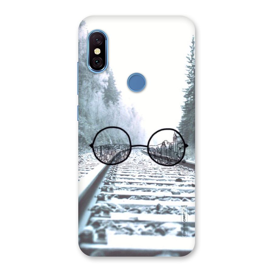 Tracks And Specs Back Case for Redmi Note 6 Pro