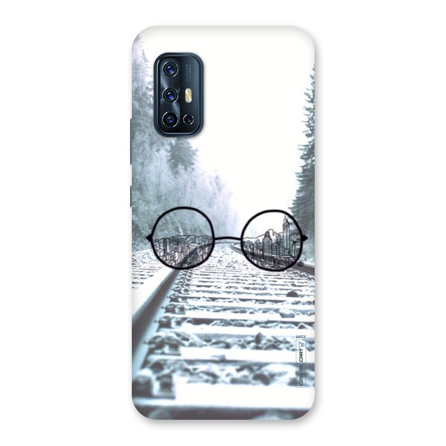 Tracks And Specs Back Case for Vivo V17