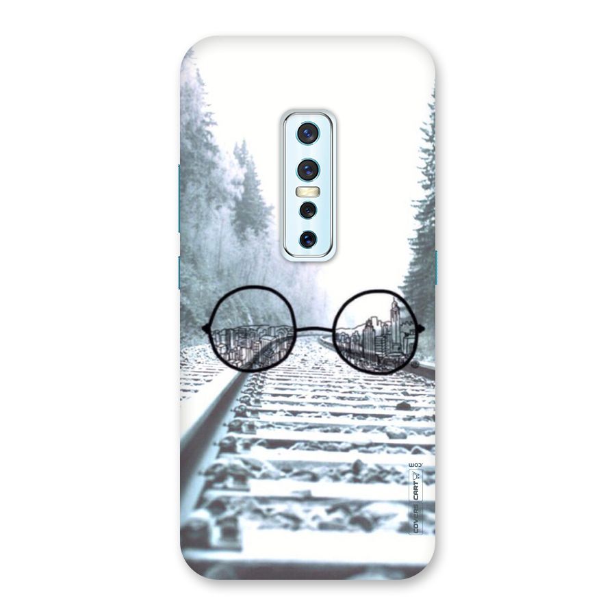 Tracks And Specs Back Case for Vivo V17 Pro
