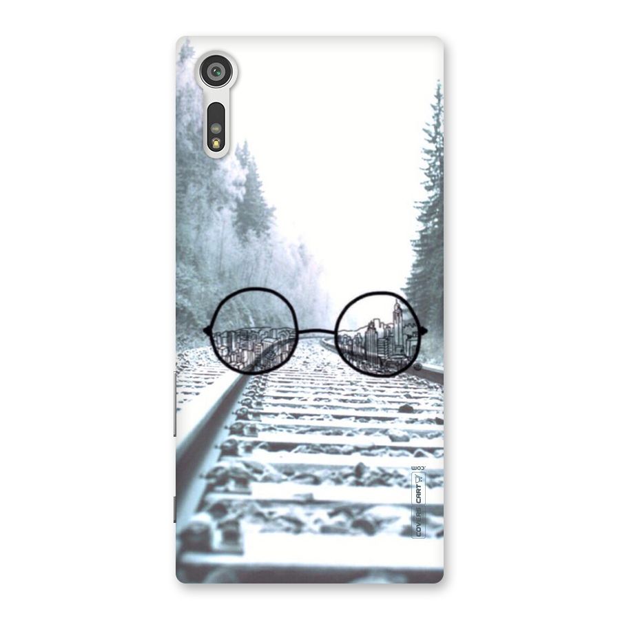 Tracks And Specs Back Case for Xperia XZ