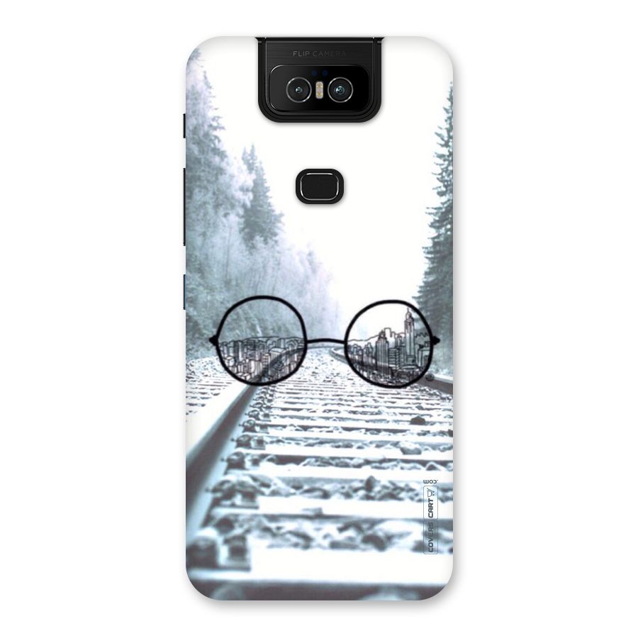 Tracks And Specs Back Case for Zenfone 6z