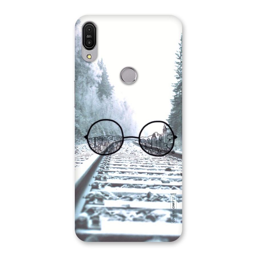 Tracks And Specs Back Case for Zenfone Max Pro M1
