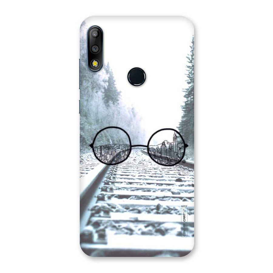 Tracks And Specs Back Case for Zenfone Max Pro M2