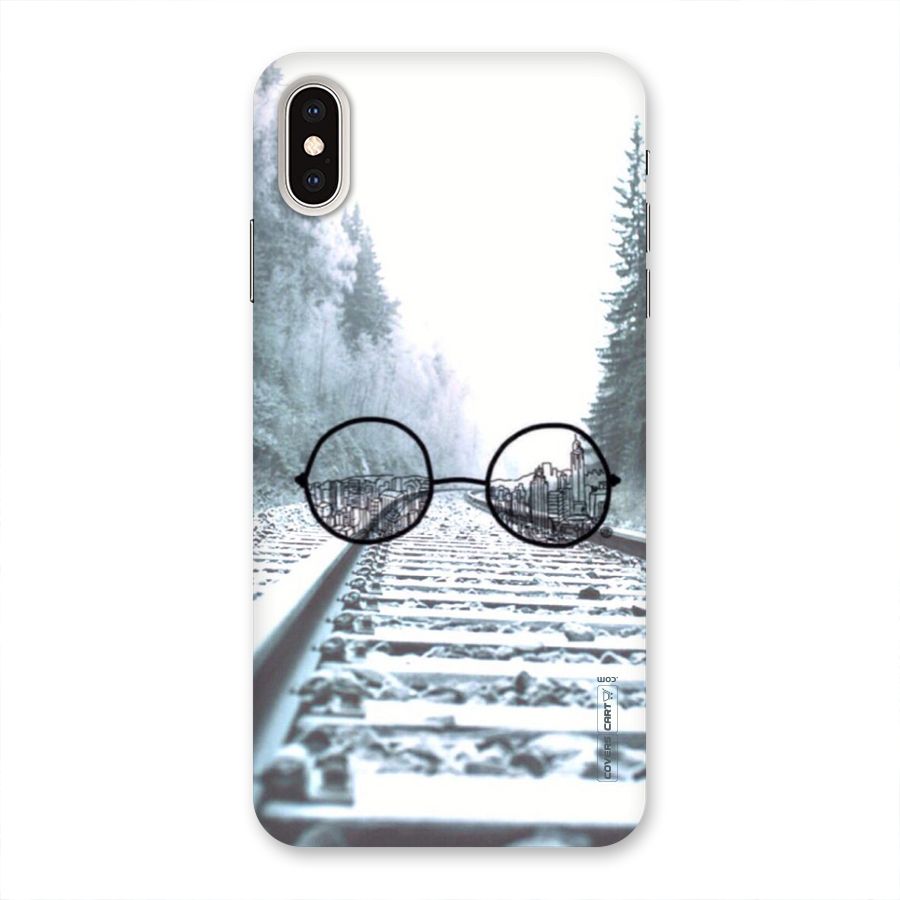 Tracks And Specs Back Case for iPhone XS Max