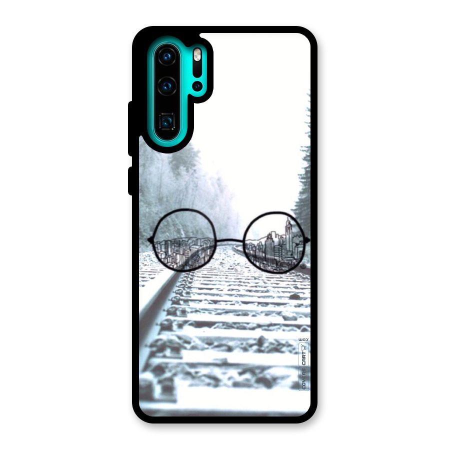 Tracks And Specs Glass Back Case for Huawei P30 Pro