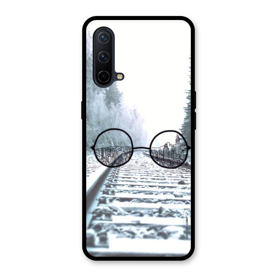 Tracks And Specs Glass Back Case for OnePlus Nord CE 5G