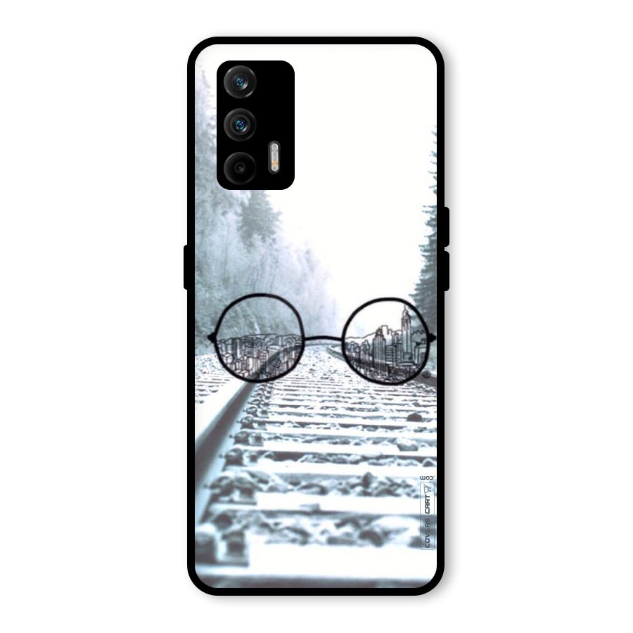 Tracks And Specs Glass Back Case for Realme GT 5G