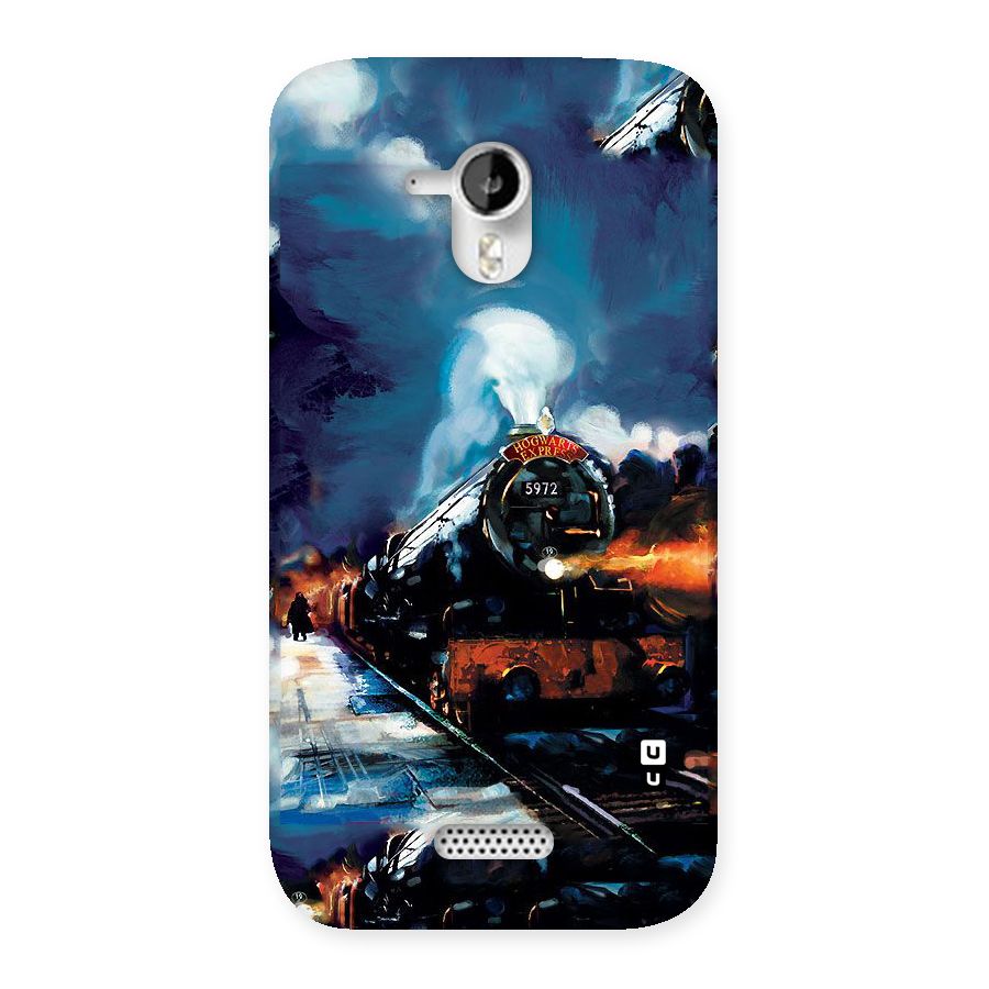 Train Art Back Case for Micromax Canvas HD A116