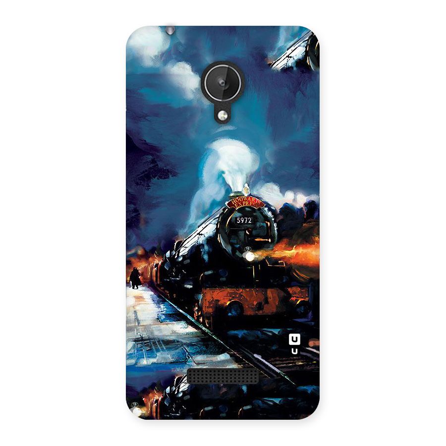Train Art Back Case for Micromax Canvas Spark Q380