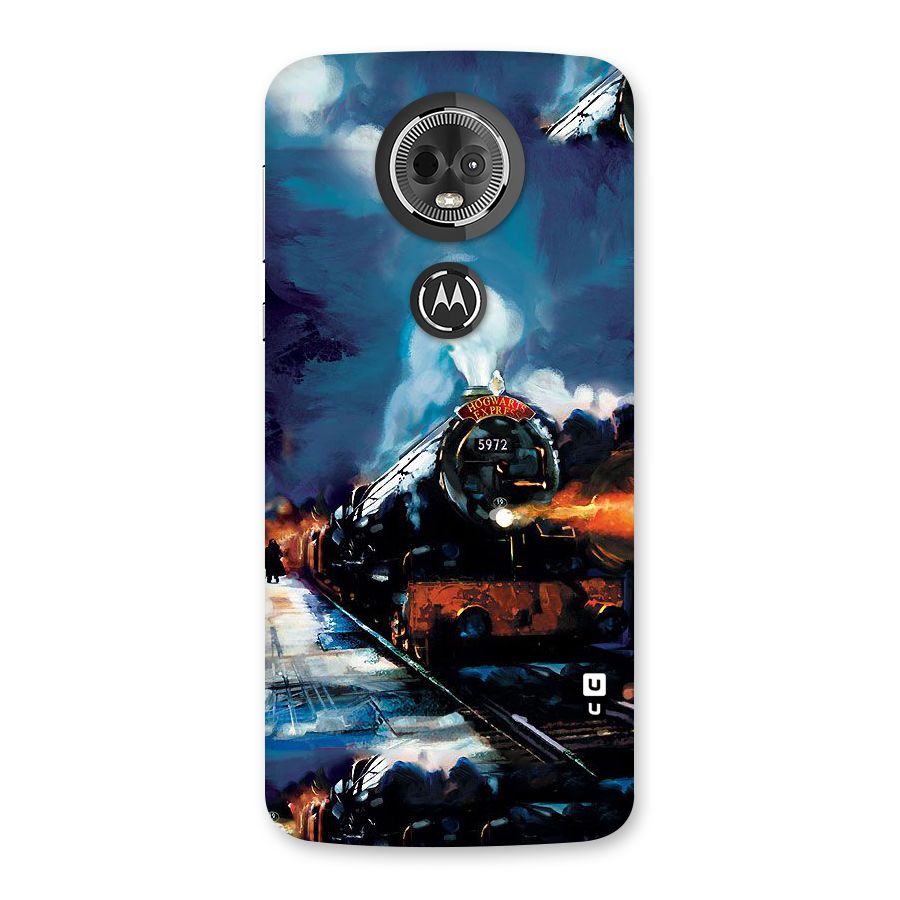 Train Art Back Case for Moto E5 Plus