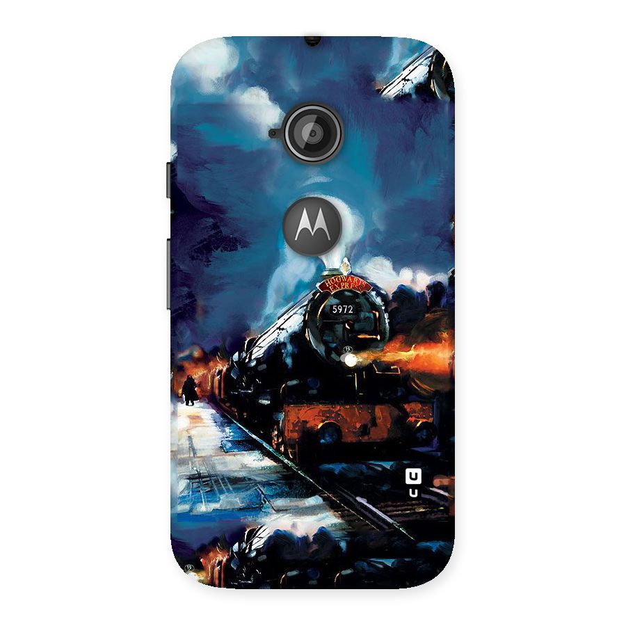 Train Art Back Case for Moto E 2nd Gen