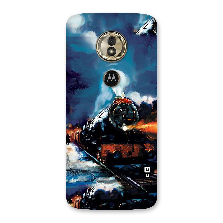 Train Art Back Case for Moto G6 Play