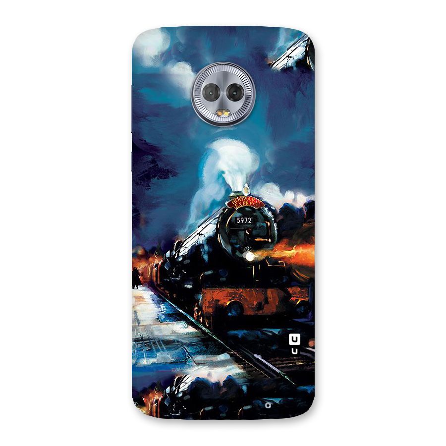 Train Art Back Case for Moto G6 Plus