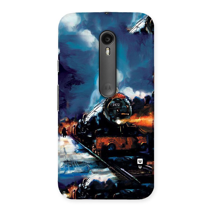 Train Art Back Case for Moto G Turbo