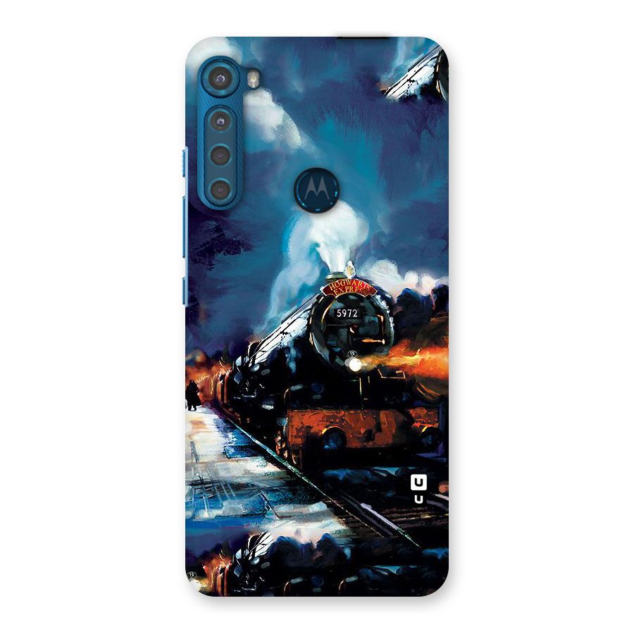 Train Art Back Case for Motorola One Fusion Plus