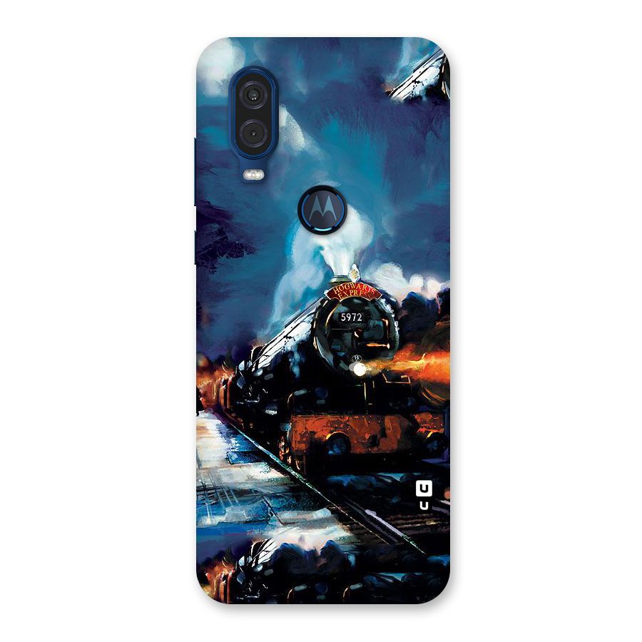 Train Art Back Case for Motorola One Vision