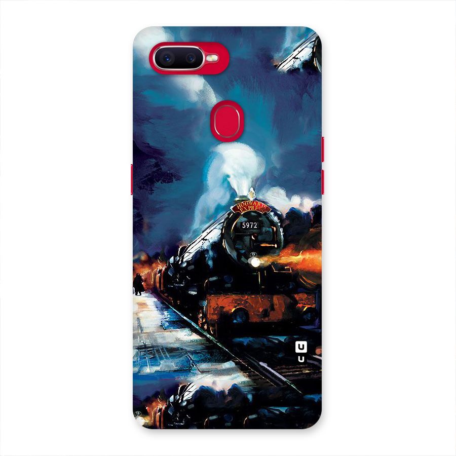Train Art Back Case for Oppo F9 Pro