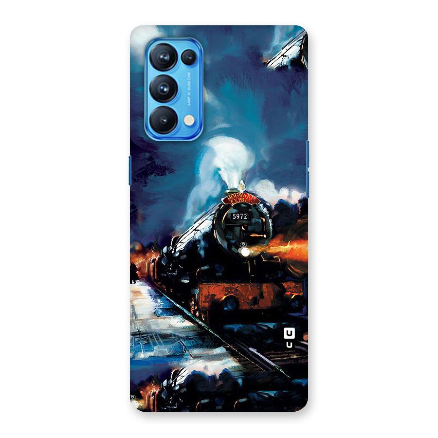Train Art Back Case for Oppo Reno5 Pro 5G