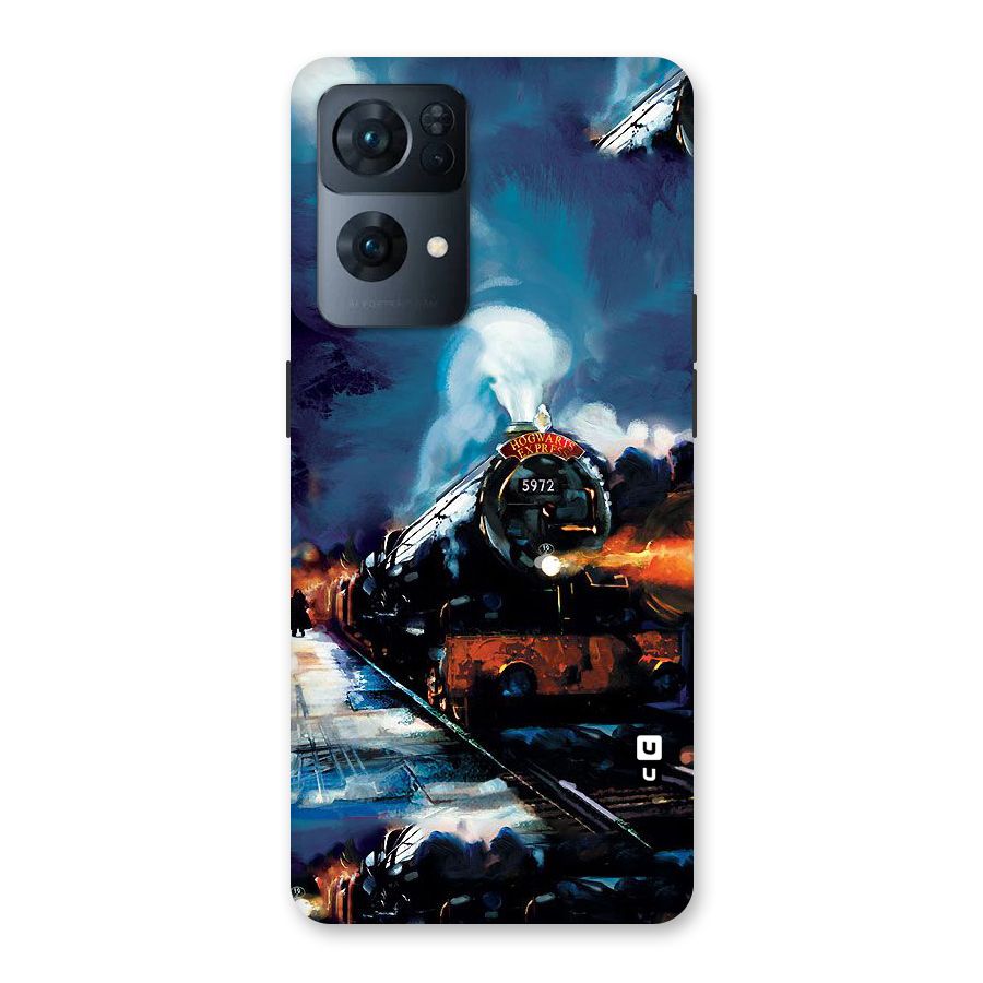 Train Art Back Case for Oppo Reno7 Pro 5G