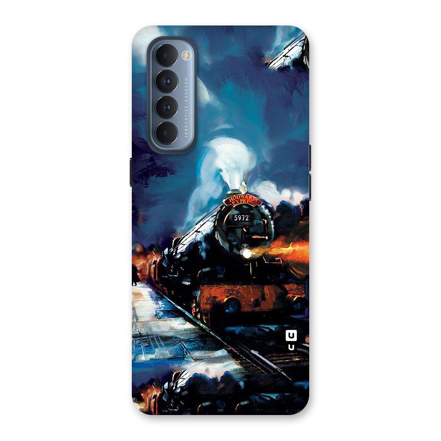 Train Art Back Case for Reno4 Pro