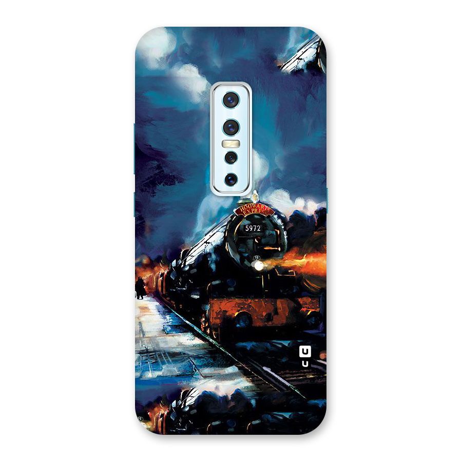 Train Art Back Case for Vivo V17 Pro