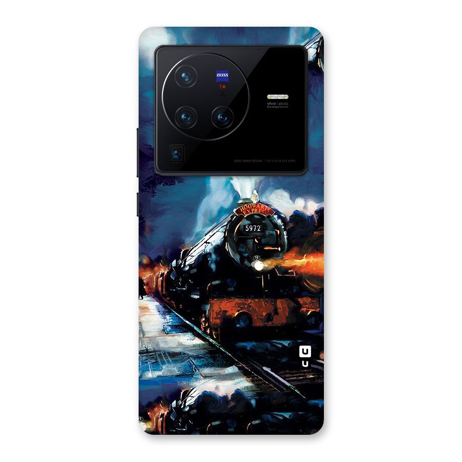 Train Art Back Case for Vivo X80 Pro