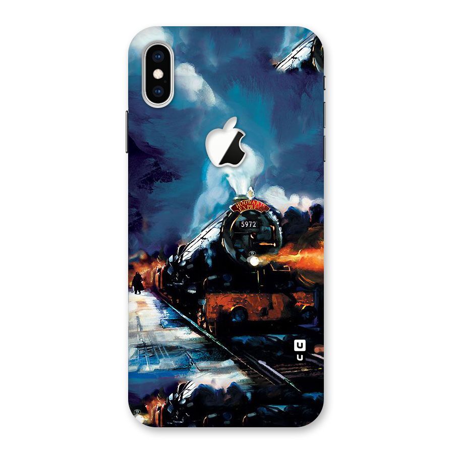Train Art Back Case for iPhone XS Max Apple Cut