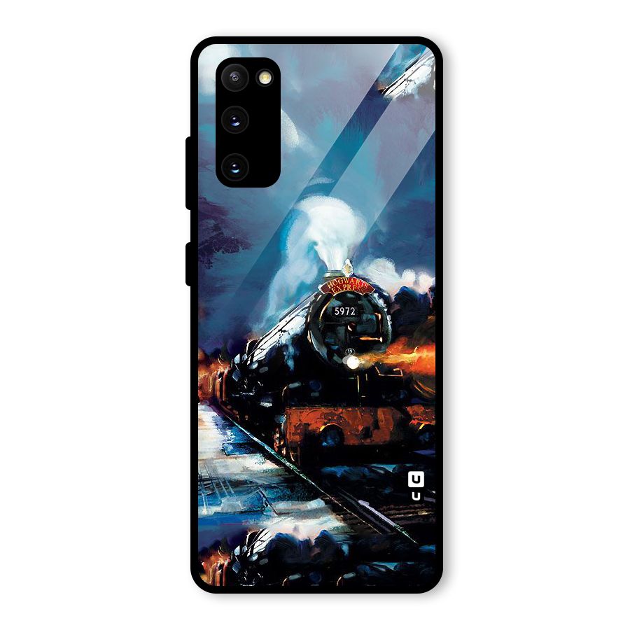 Train Art Glass Back Case for Galaxy S20 FE 5G