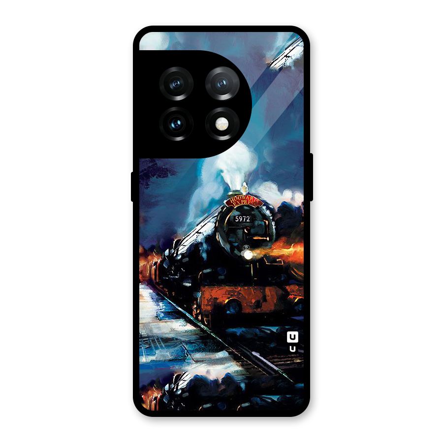 Train Art Glass Back Case for OnePlus 11