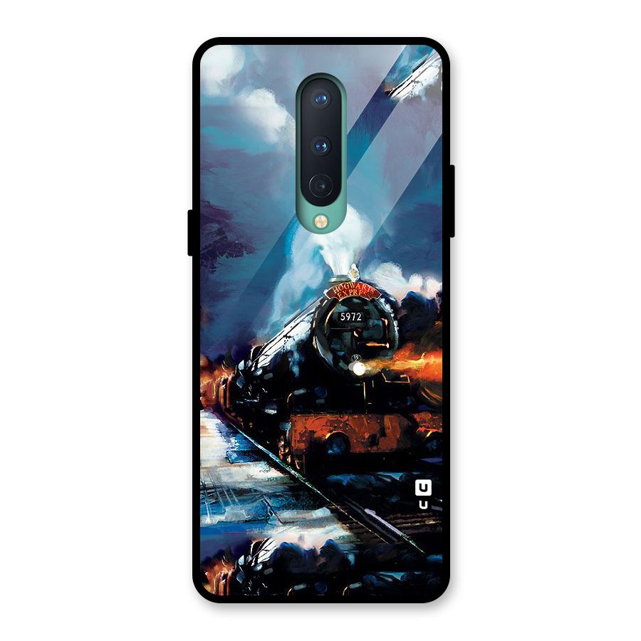 Train Art Glass Back Case for OnePlus 8