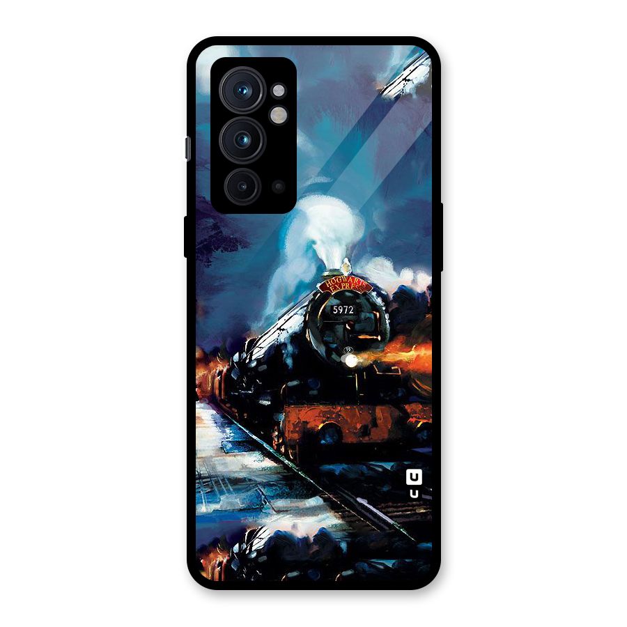 Train Art Glass Back Case for OnePlus 9RT 5G
