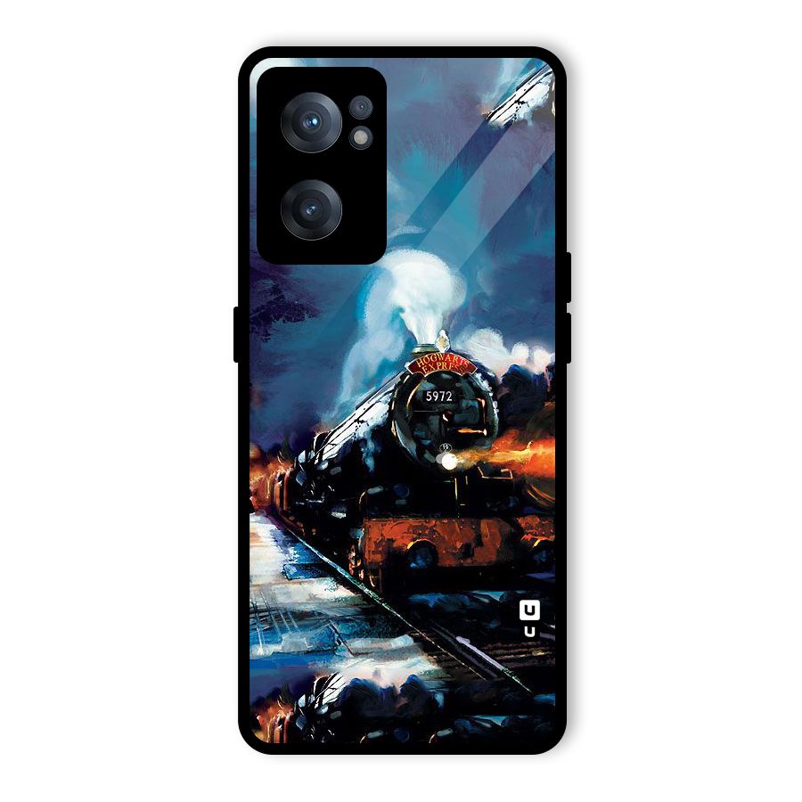 Train Art Glass Back Case for OnePlus Nord CE 2 5G