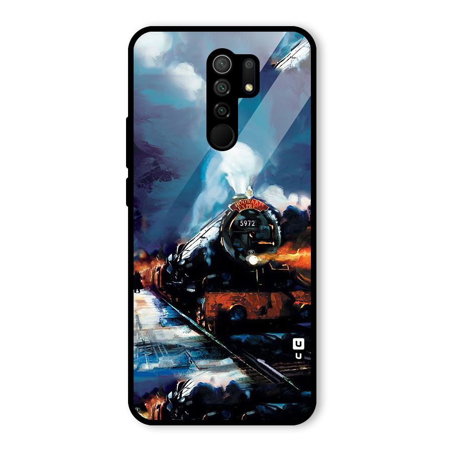 Train Art Glass Back Case for Poco M2