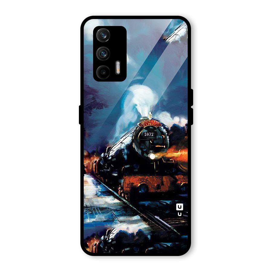 Train Art Glass Back Case for Realme GT 5G