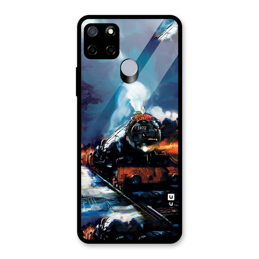 Train Art Glass Back Case for Realme Narzo 20