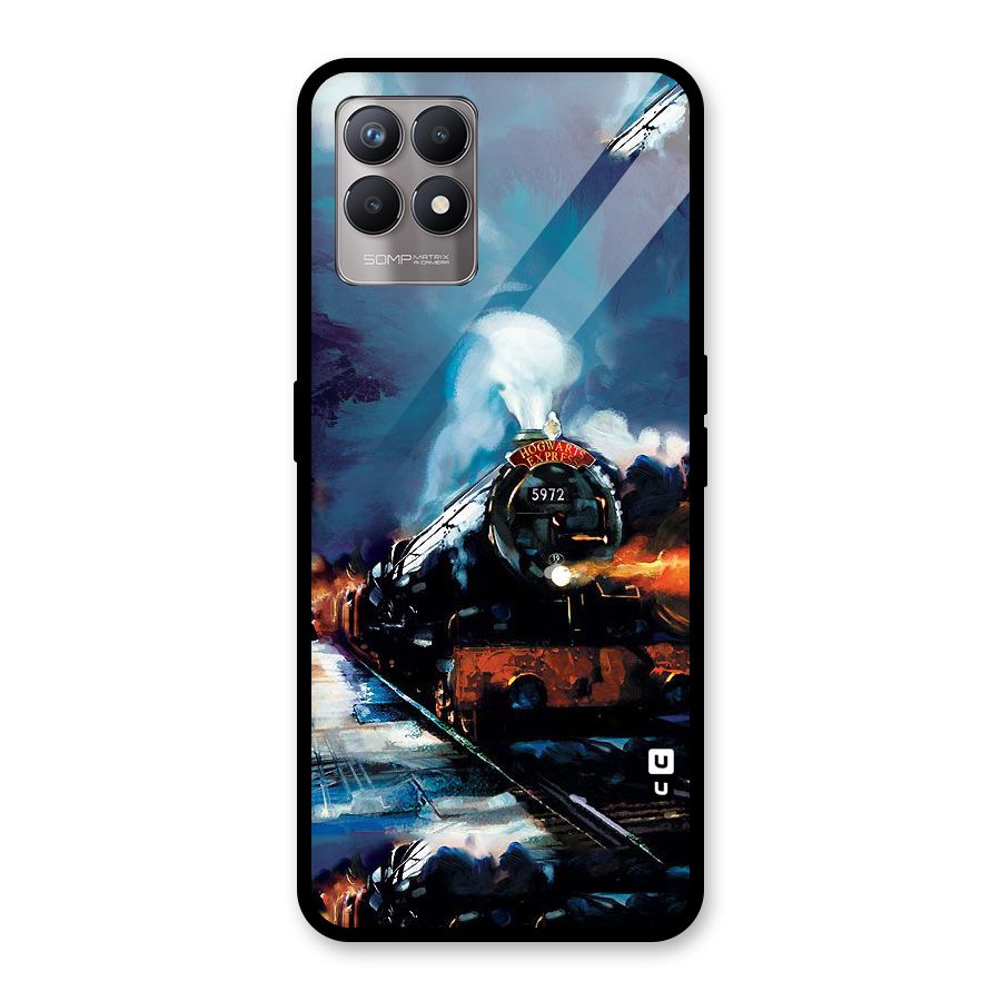 Train Art Glass Back Case for Realme Narzo 50