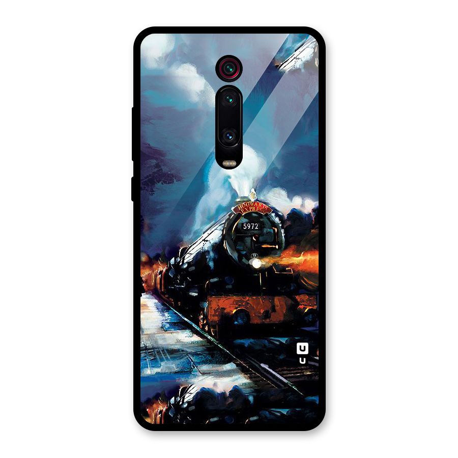 Train Art Glass Back Case for Redmi K20