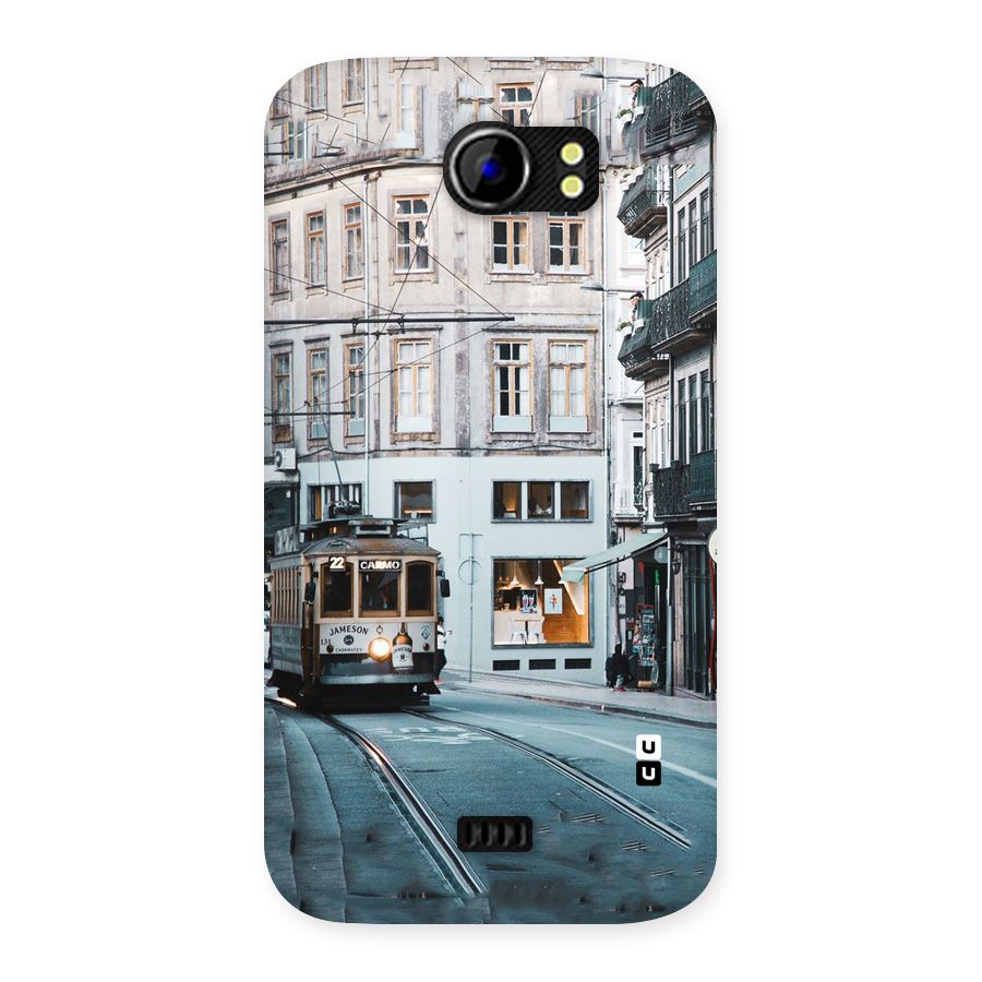 Tramp Train Back Case for Micromax Canvas 2 A110