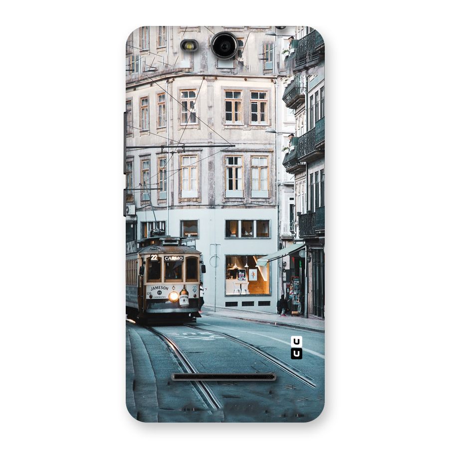 Tramp Train Back Case for Micromax Canvas Juice 3 Q392