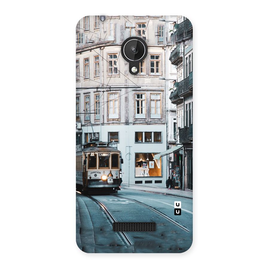 Tramp Train Back Case for Micromax Canvas Spark Q380