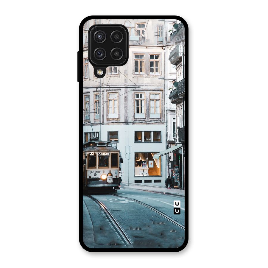 Tramp Train Glass Back Case for Galaxy A22 4G