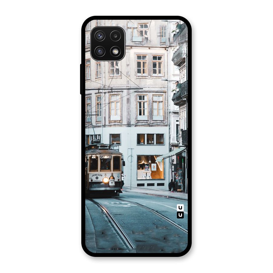 Tramp Train Glass Back Case for Galaxy A22 5G