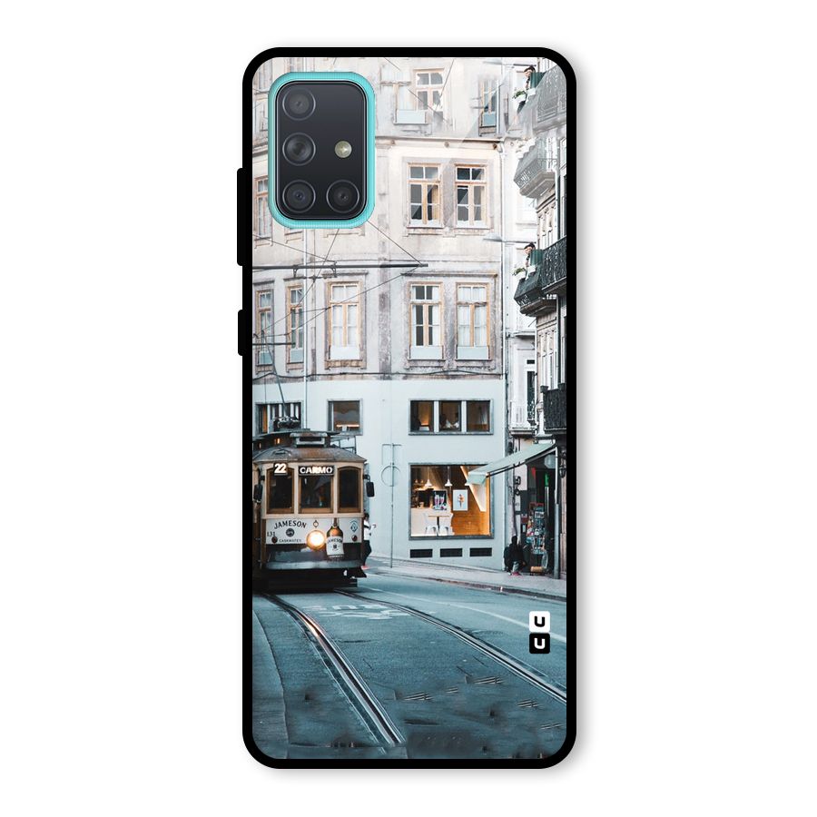 Tramp Train Glass Back Case for Galaxy A71