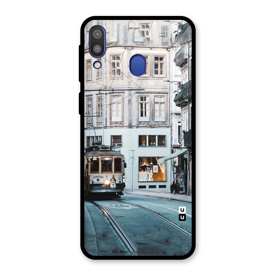 Tramp Train Glass Back Case for Galaxy M20