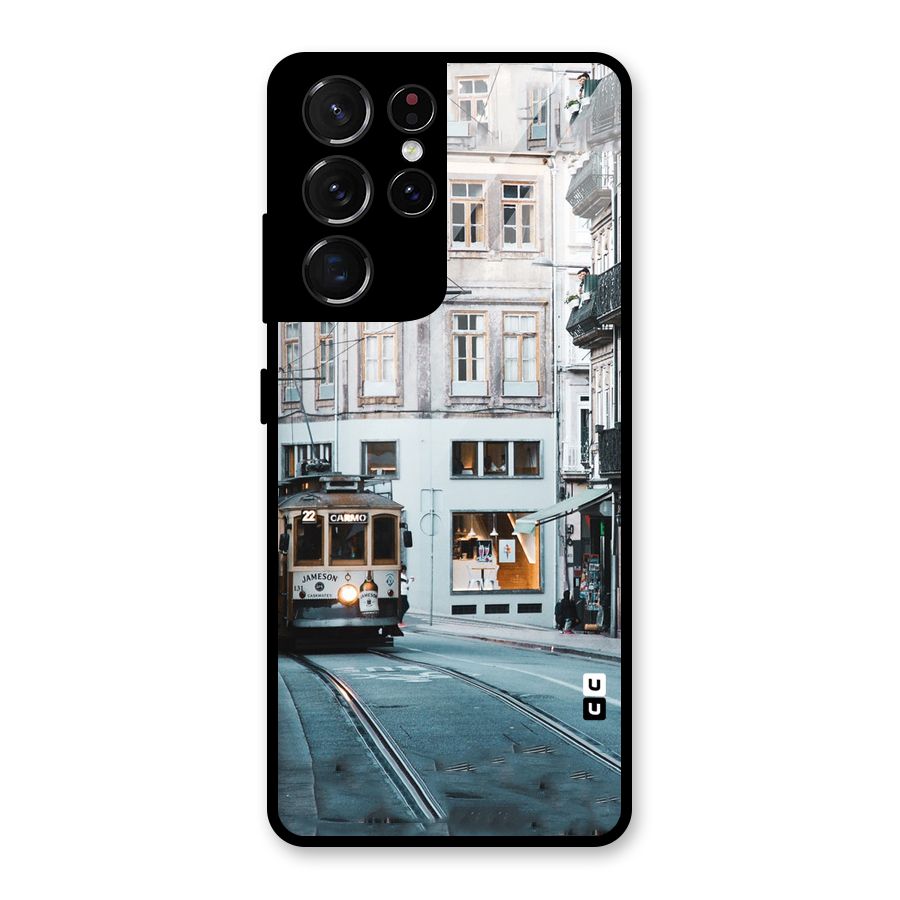 Tramp Train Glass Back Case for Galaxy S21 Ultra 5G